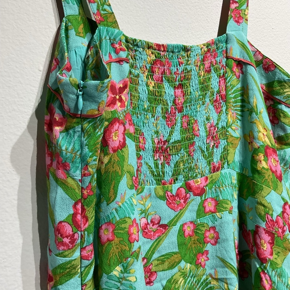 Matilda Jane Pretty Floral Dress Size M. Scrunchedd Back With Inner Lining - Picture 5 of 10